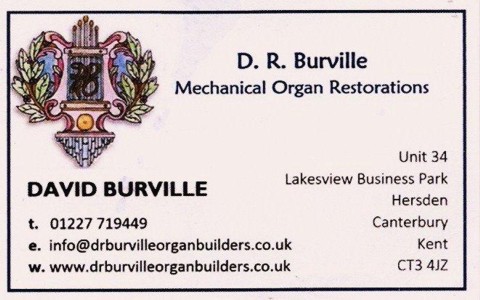 Burville Organ Restoration.