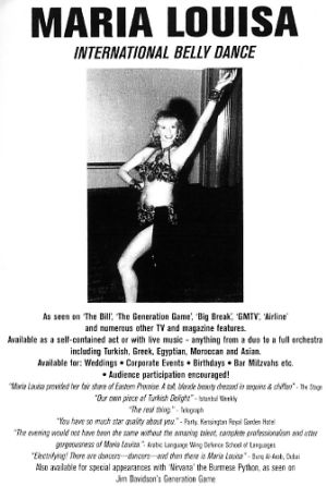 Jon Anton Presents..a limited number of EASTERN DANCERS Available. Both Single Performers & Troupes.